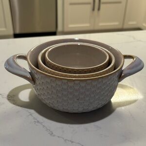 Cost Plus World Market Cream Serveware Set